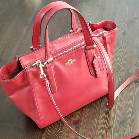Brand New Coach SMTH Mini Crossbody Red Current - Picture 10 of 11